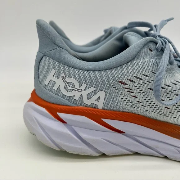 Hoka One Clifton Edge Light Blue Wonen Sneakers Size 8.5B - Picture 7 of 16
